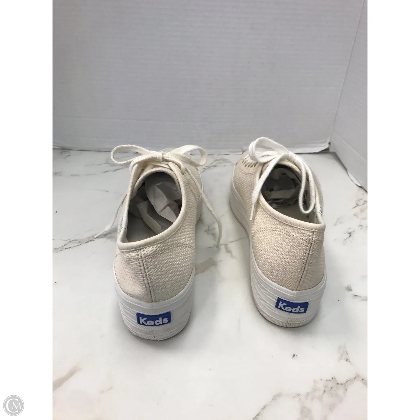 Shoes Sneakers By Keds In Cream, Size: 8.5