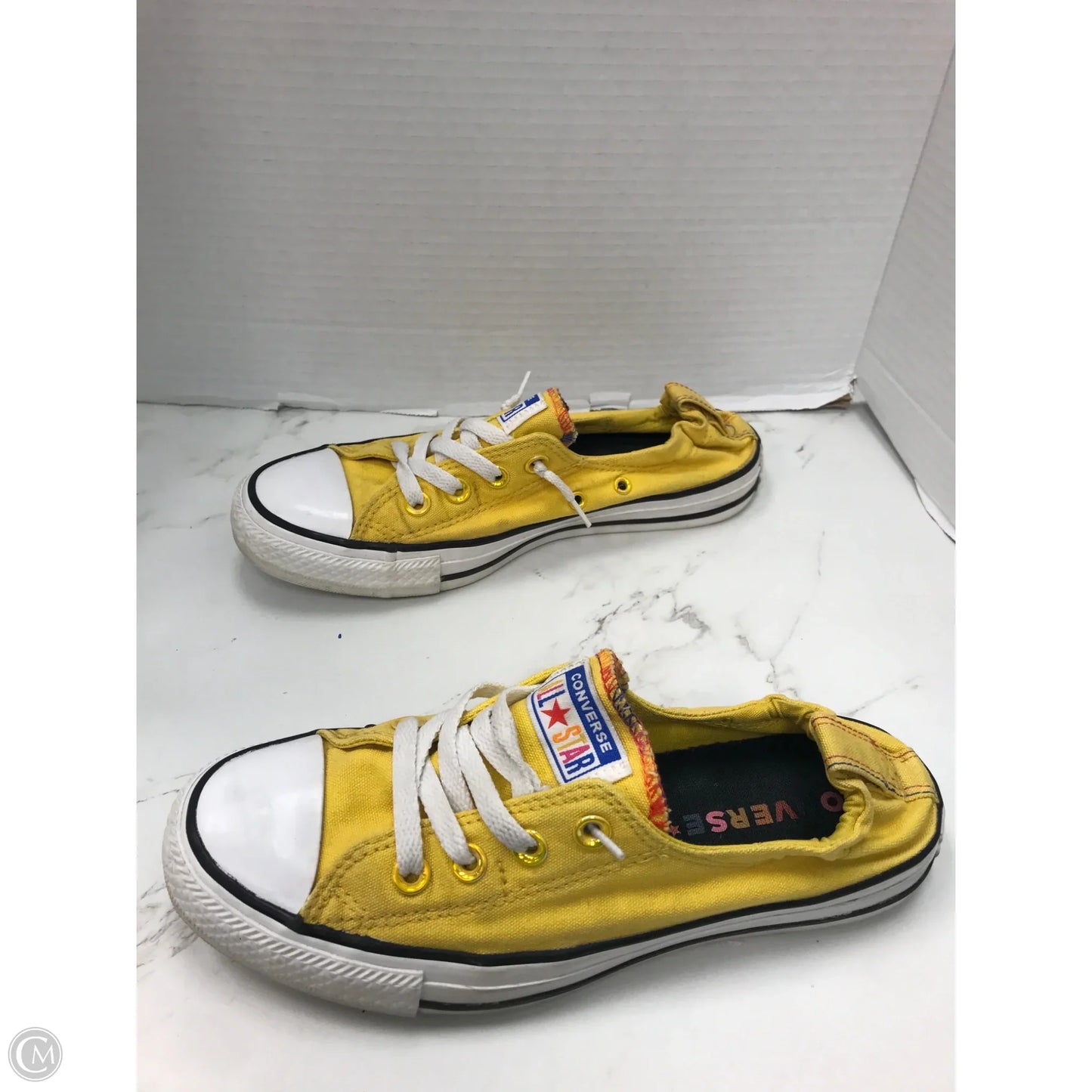 Shoes Sneakers By Converse In Yellow, Size: 8