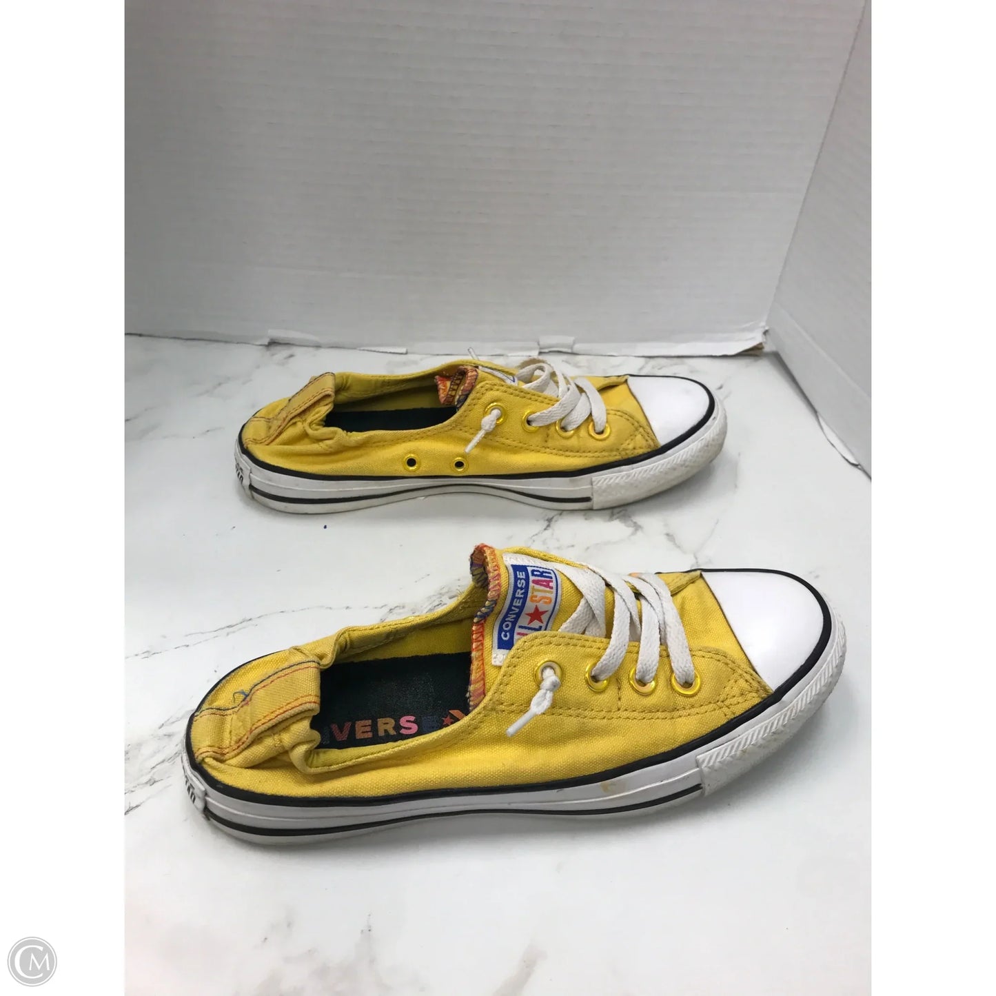 Shoes Sneakers By Converse In Yellow, Size: 8