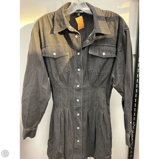 Dress Casual Short By Fashion Nova In Black Denim, Size: S