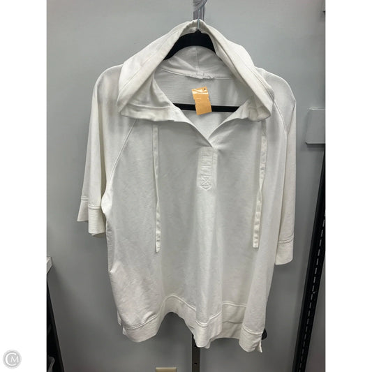Top Short Sleeve By Jane And Delancey In White, Size: 2x