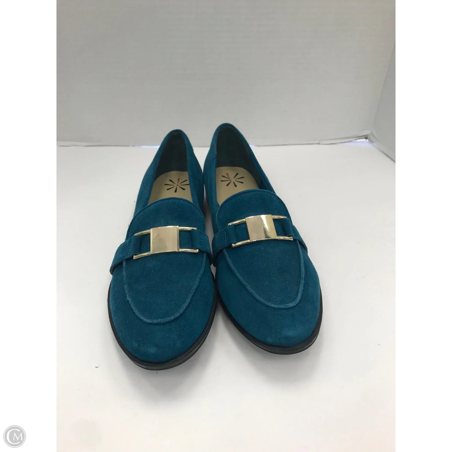 Shoes Flats By Isaac Mizrahi Live Qvc In Teal, Size: 8.5