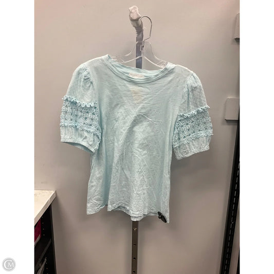 Top Short Sleeve By Design History In Animal Print, Size: S