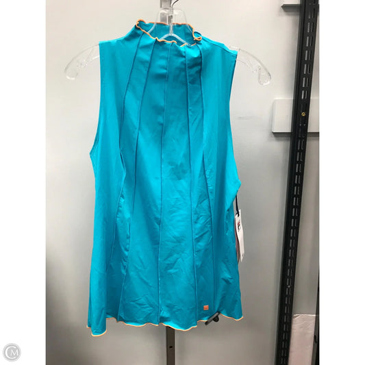 Athletic Tank Top By Fila In Aqua, Size: Xl