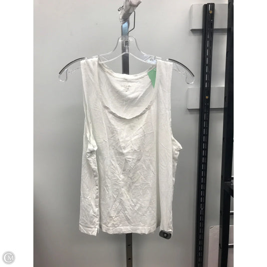 Tank Top By J. Crew In White, Size: L