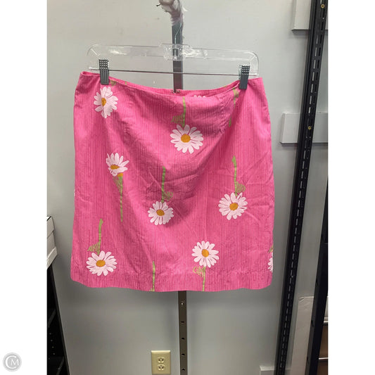 Skirt Designer By Lilly Pulitzer In Floral Print, Size: 12