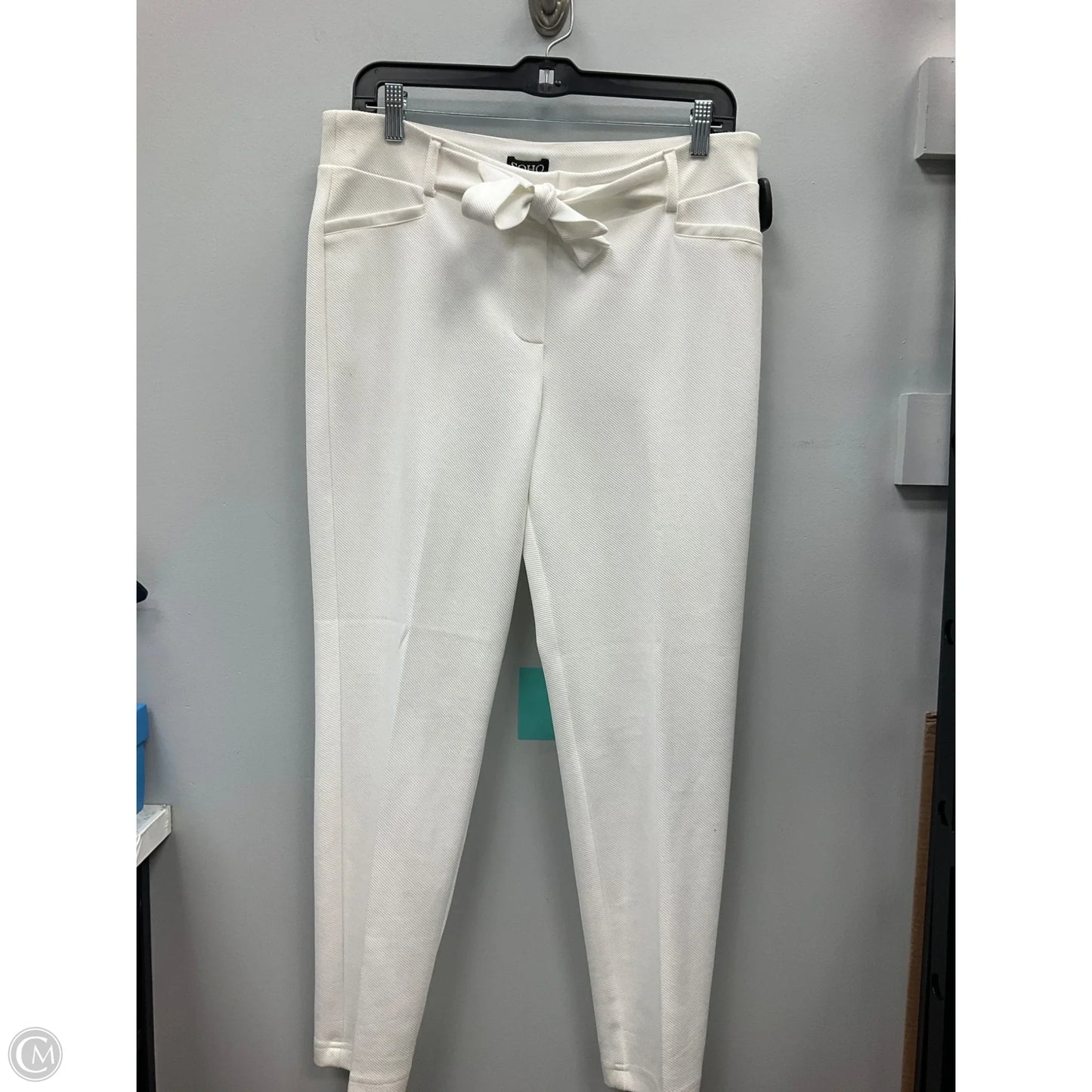 Pants Dress By Soho Apparel In White, Size: L