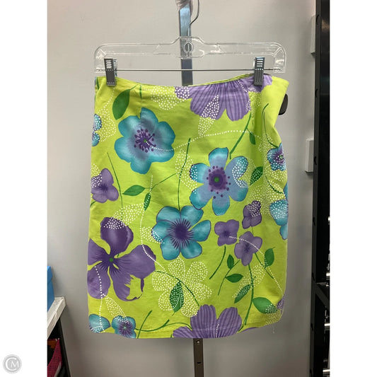Skirt Mini & Short By B Moss In Floral Print, Size: 4