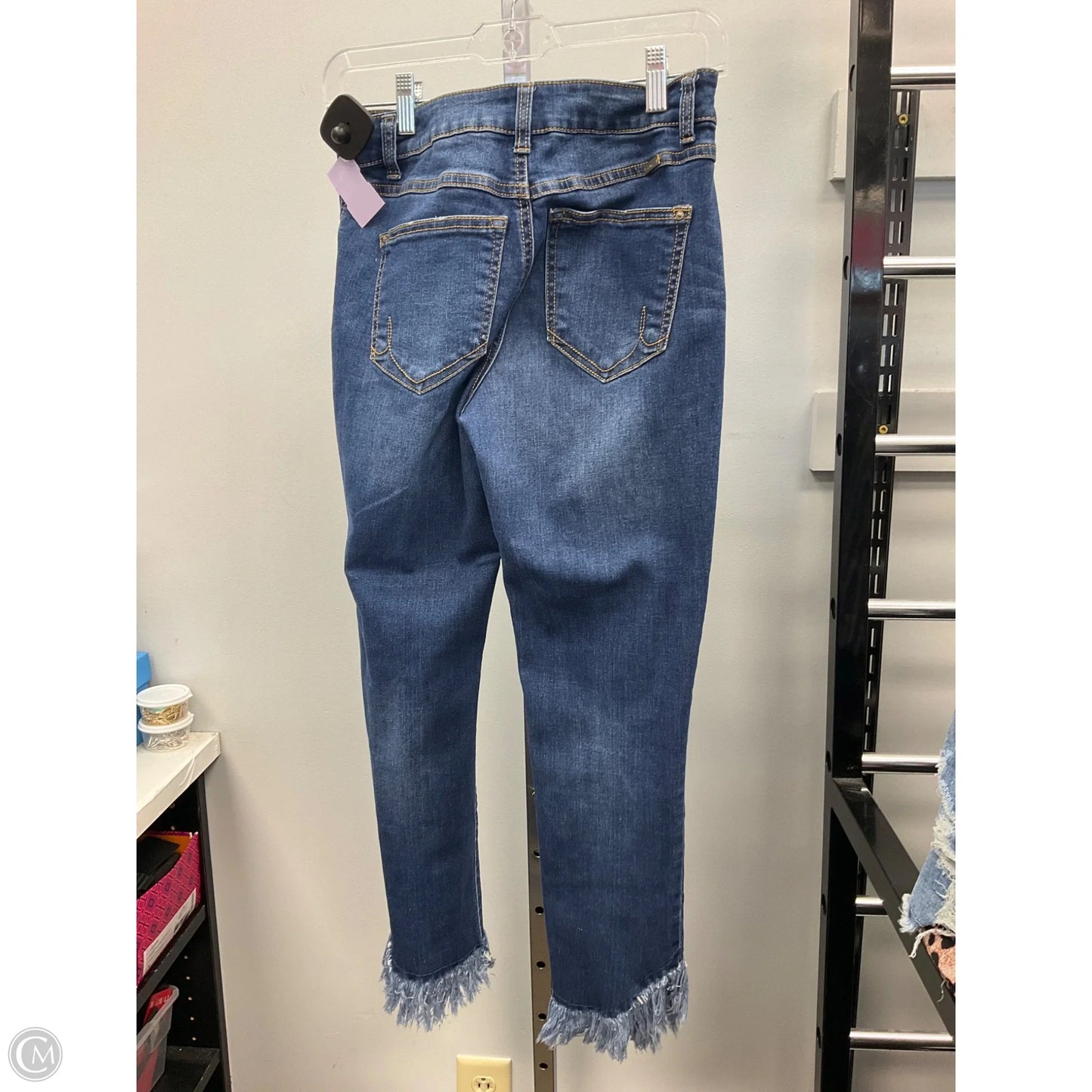 Jeans Cropped By Inc In Blue Denim, Size: 2