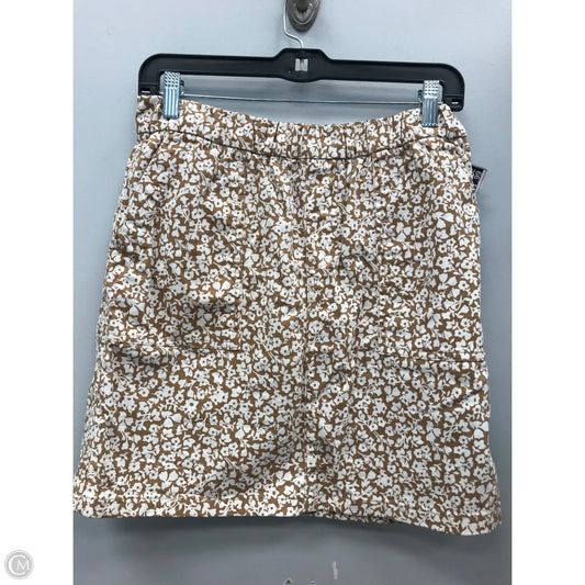 Skort By Lands End In Floral Print, Size: 8p