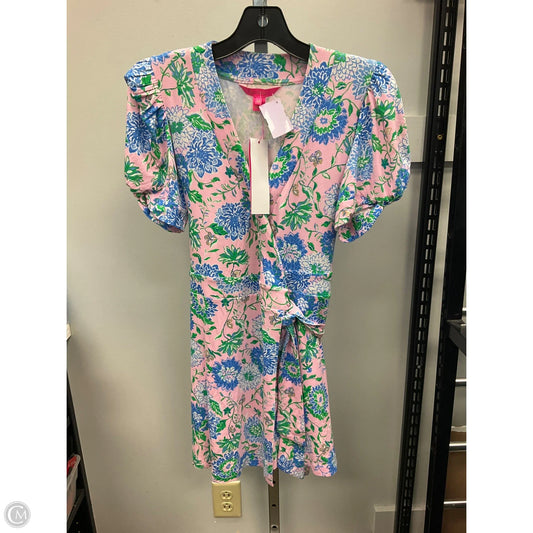 Romper Designer By Lilly Pulitzer In Floral Print, Size: Xs