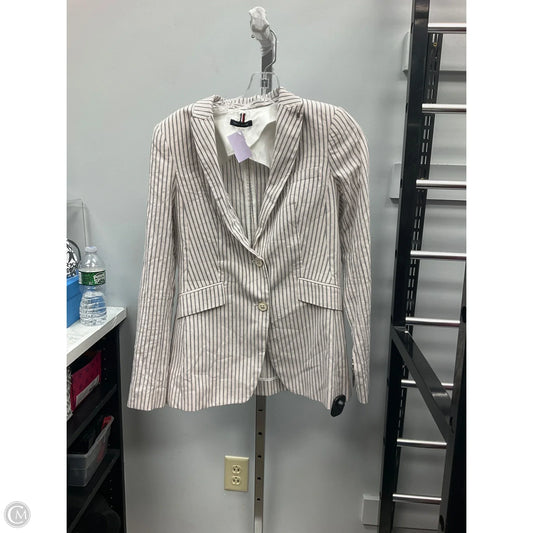 Blazer By Tommy Hilfiger In Striped Pattern, Size: 4