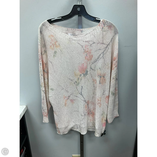 Top Long Sleeve By Sioni In Floral Print, Size: Xl