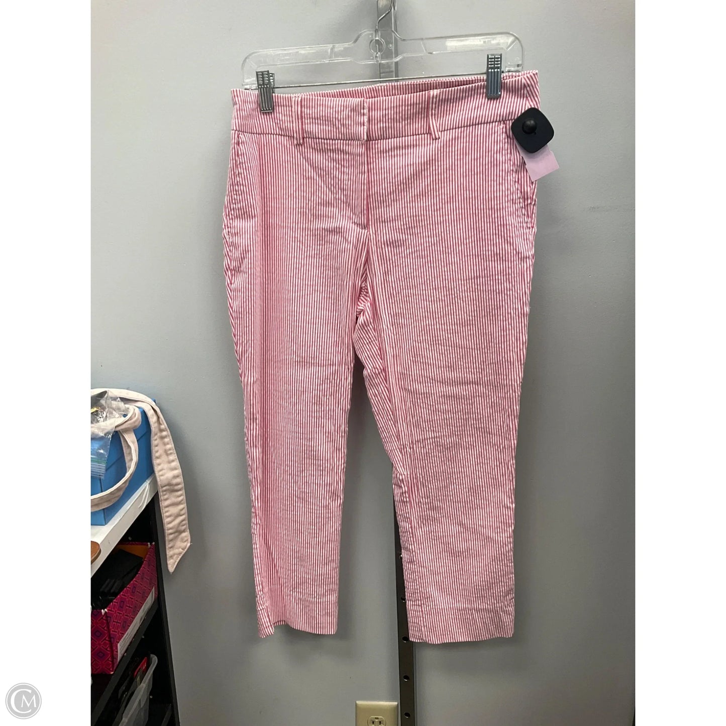 Pants Cropped By Dalia In Striped Pattern, Size: 8