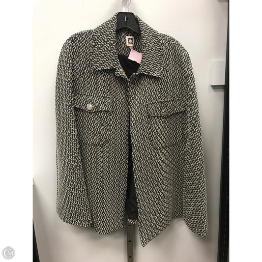 Jacket Other By Anne Klein In Black & Cream, Size: L