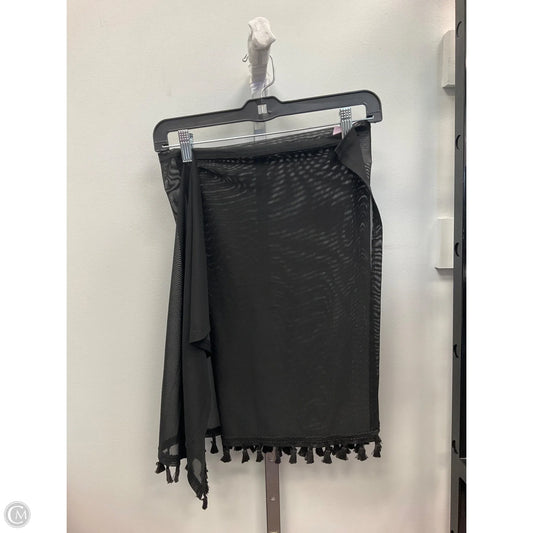 Swimwear Cover-up By Clothes Mentor In Black, Size: S