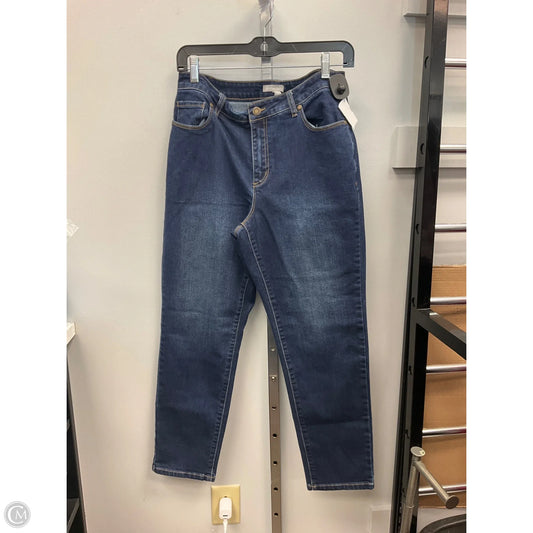 Jeans Straight By Woman Within In Blue Denim, Size: 14p