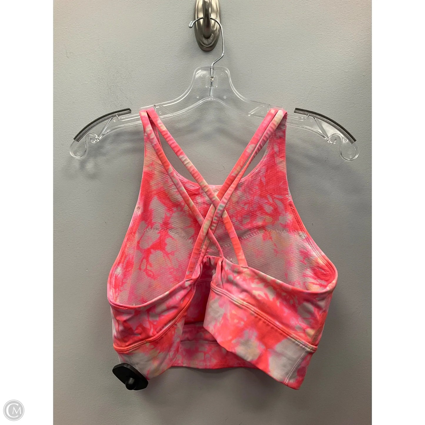 Athletic Bra By Lululemon In Tie Dye Print, Size: 12