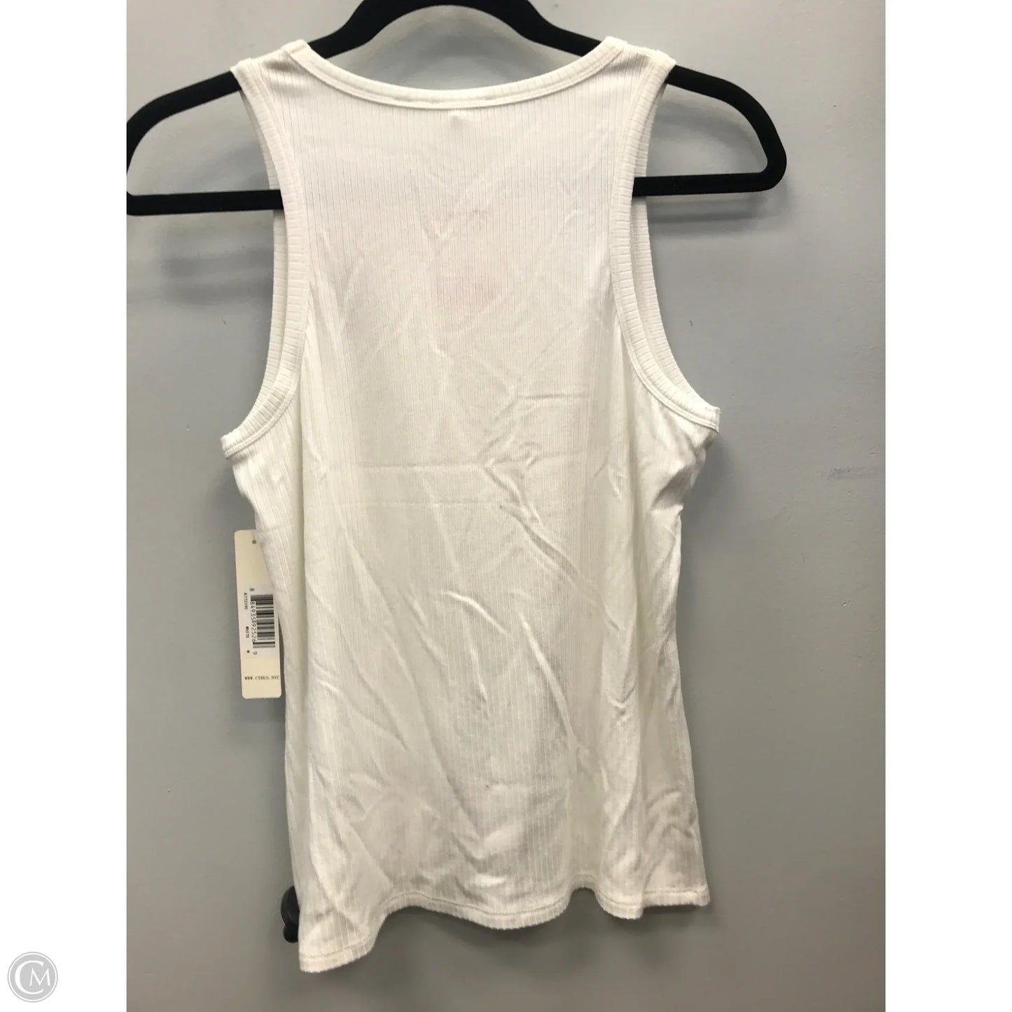 Tank Top By Cyrus In White, Size: M