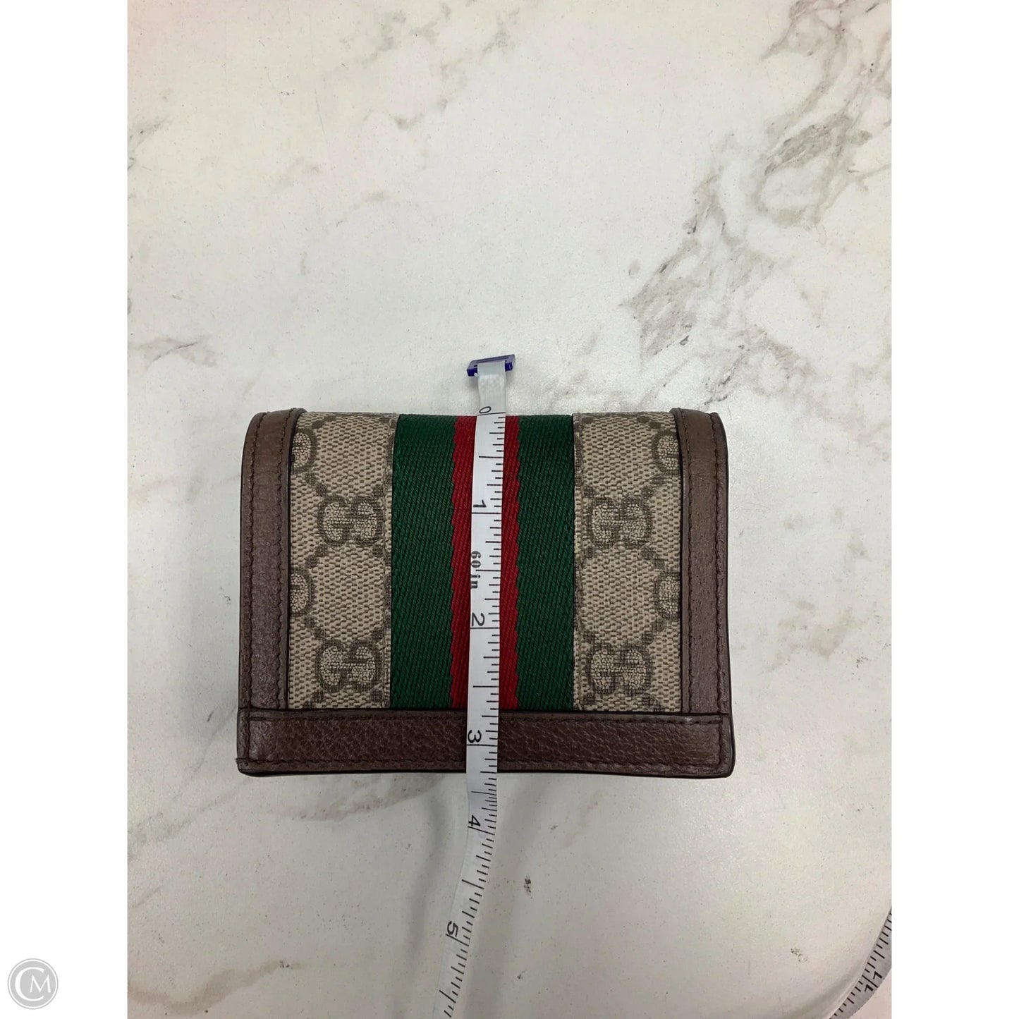 Wallet Luxury Designer By Gucci, Size: Small