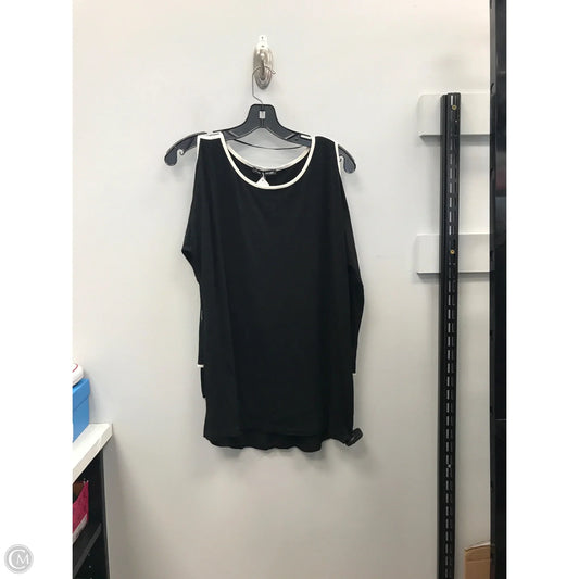 Top Long Sleeve By Cable And Gauge In Black, Size: M