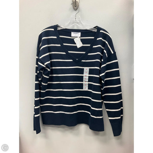 Top Long Sleeve By Old Navy In Striped Pattern, Size: S