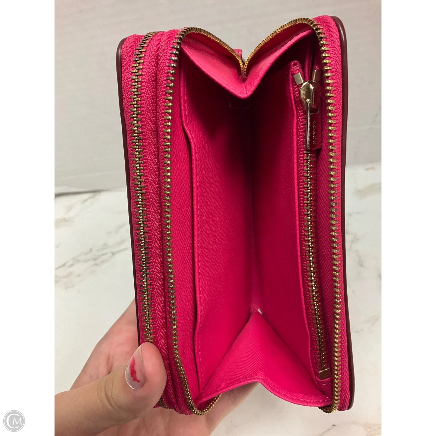 Wristlet Designer By Coach, Size: Medium