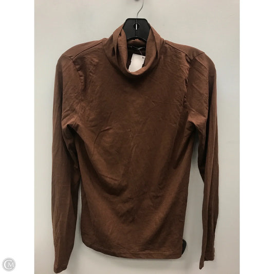 Top Long Sleeve Basic By J. Crew In Brown, Size: S