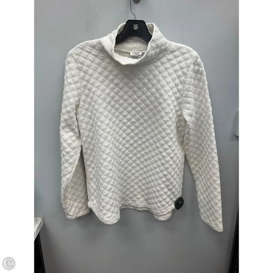 Top Long Sleeve By J. Crew In Ivory, Size: Xs