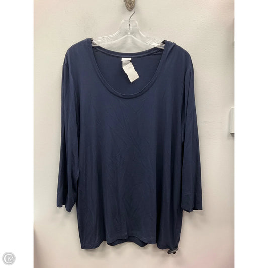 Top Sleeveless Basic By Chicos In Nautical Print, Size: Xl