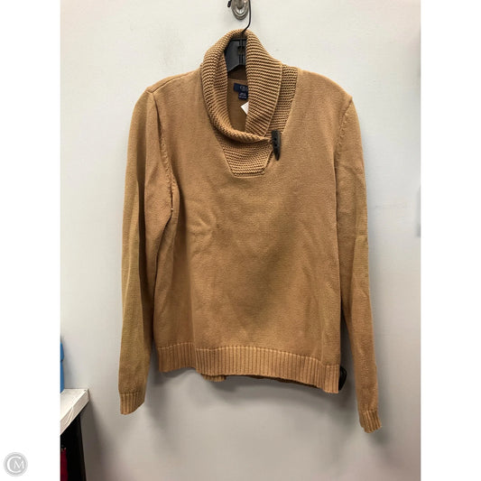 Sweater By Chaps In Tan, Size: Xl