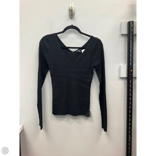 Top Long Sleeve By Express In Black, Size: M