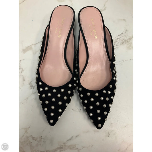 Shoes Designer By Kate Spade In Black & White, Size: 9.5