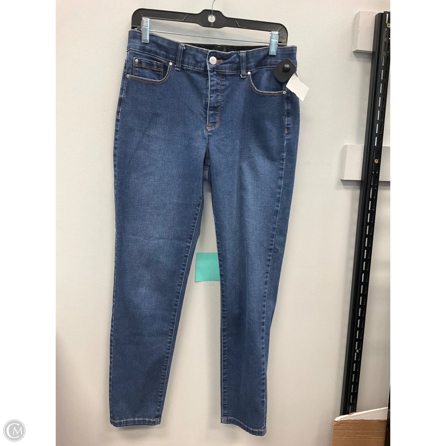 Jeans Boyfriend By Jones New York In Blue Denim, Size: 10