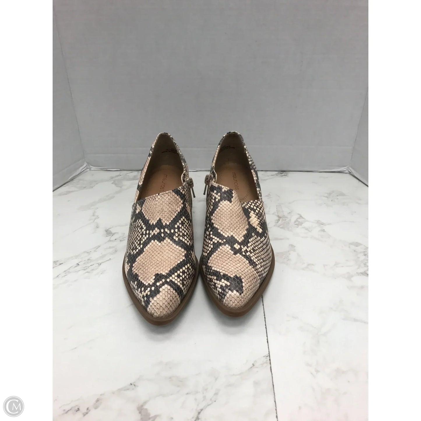 Shoes Heels Block By Maurices In Snakeskin Print, Size: 8