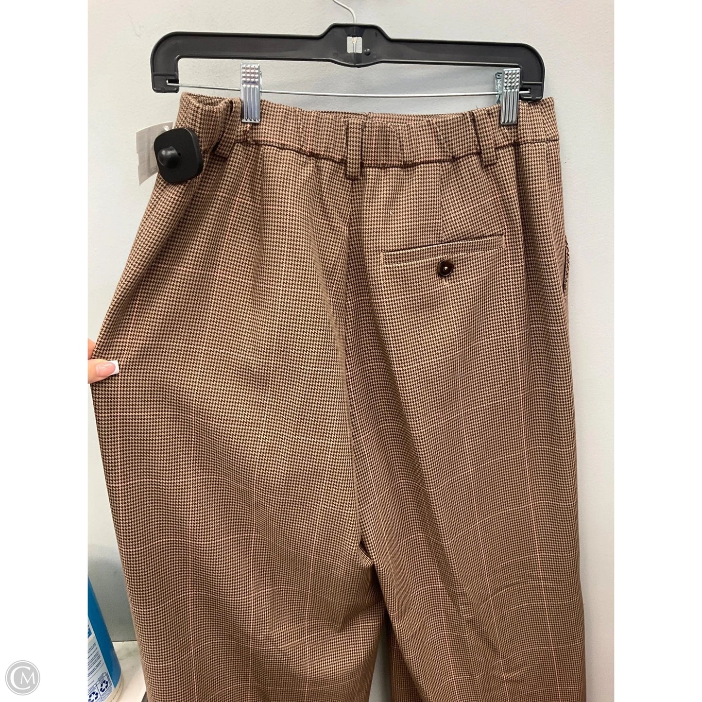 Pants Wide Leg By Maeve In Checkered Pattern, Size: S