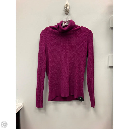 Sweater By Talbots In Purple, Size: M