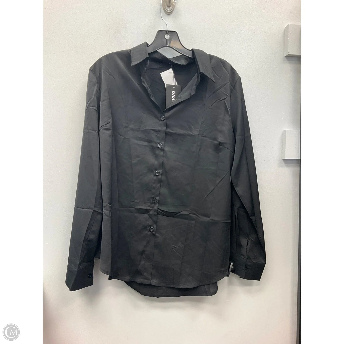 Top Long Sleeve By Clothes Mentor In Black, Size: M