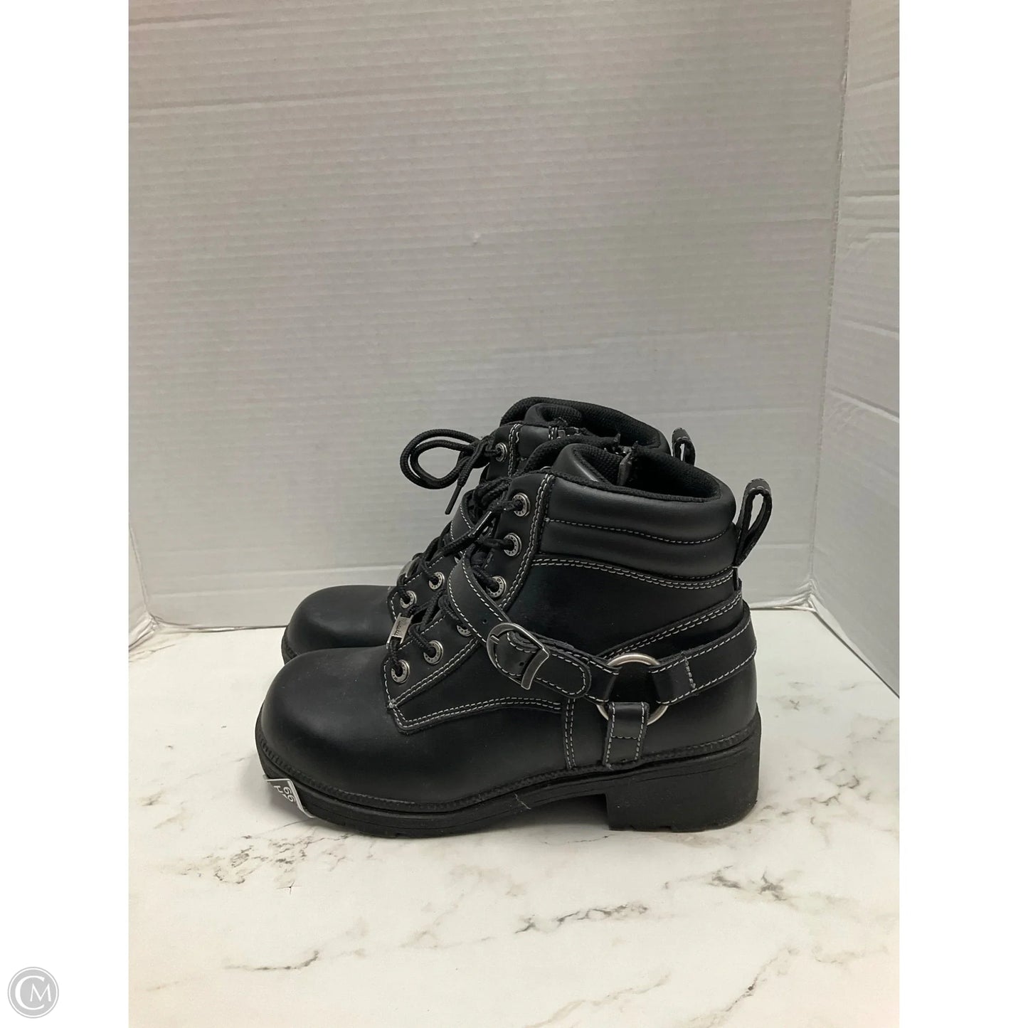 Boots Hiking By Clothes Mentor In Black, Size: 8