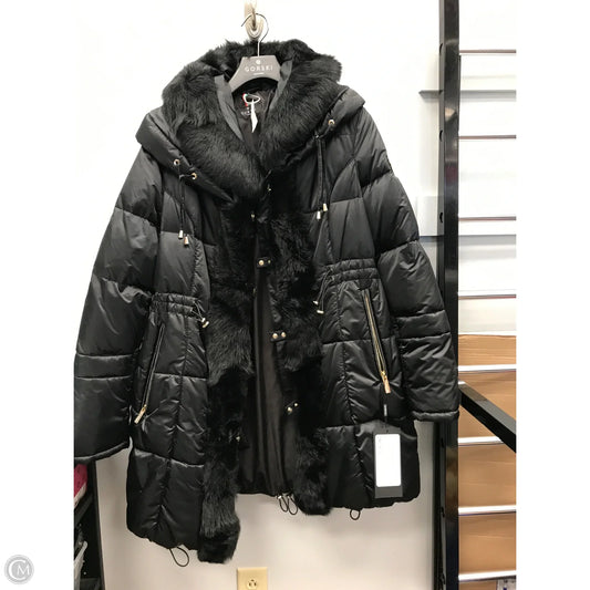 Coat Puffer & Quilted By Cma In Black, Size: Xl