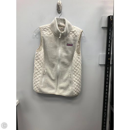 Vest Faux Fur & Sherpa By Vineyard Vines In Cream, Size: S