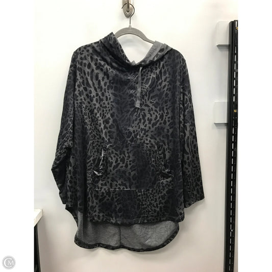 Top Long Sleeve By Philosophy In Animal Print, Size: 3x