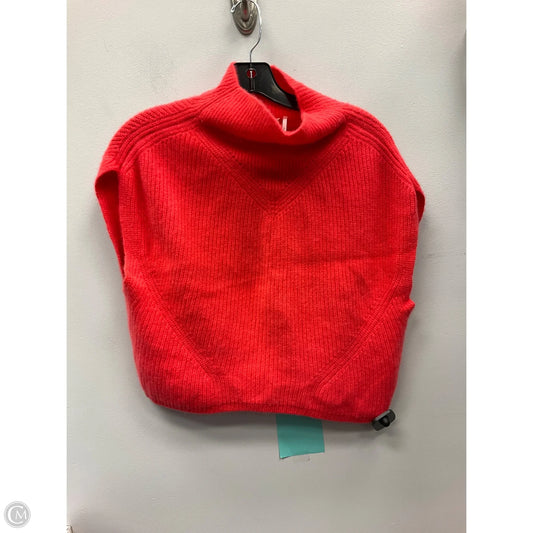 Vest Sweater By Anthropologie In Orange, Size: Xs