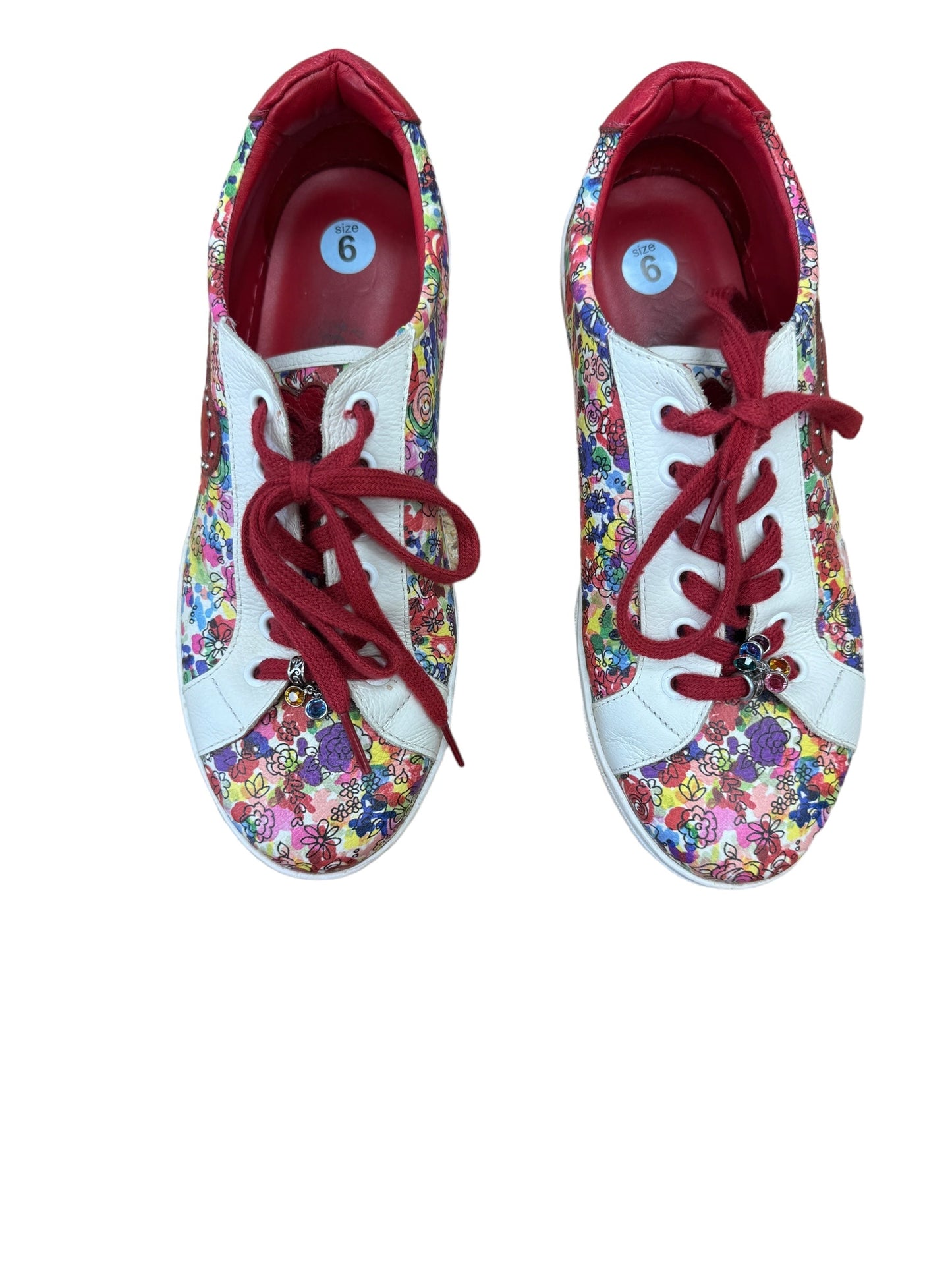 Shoes Sneakers By Brighton In Floral Print, Size: 6