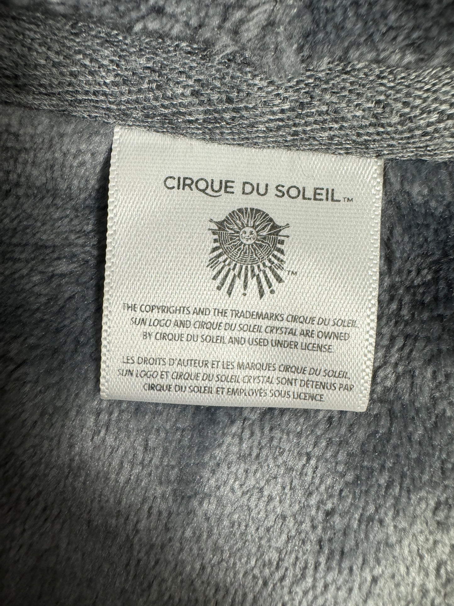 Jacket Fleece By Cirque Du Soleil In Grey, Size: Xl