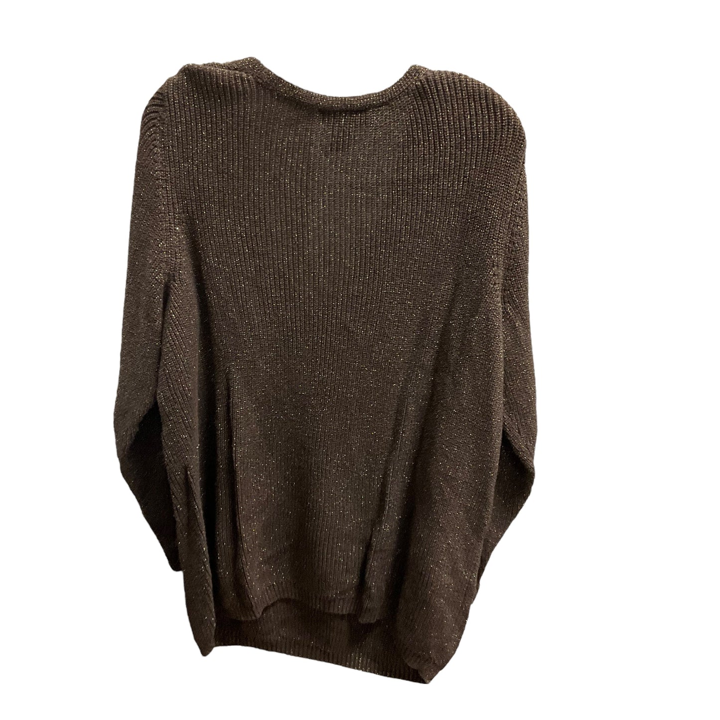 Sweater By Lane Bryant In Brown & Gold, Size: 26