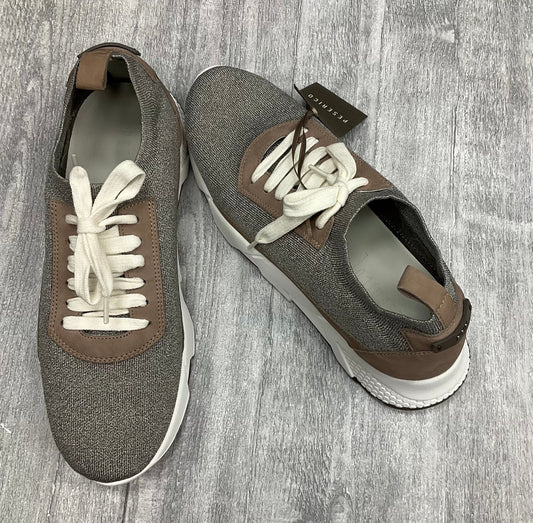 Shoes Sneakers By Cmb In Brown & Silver, Size: 10