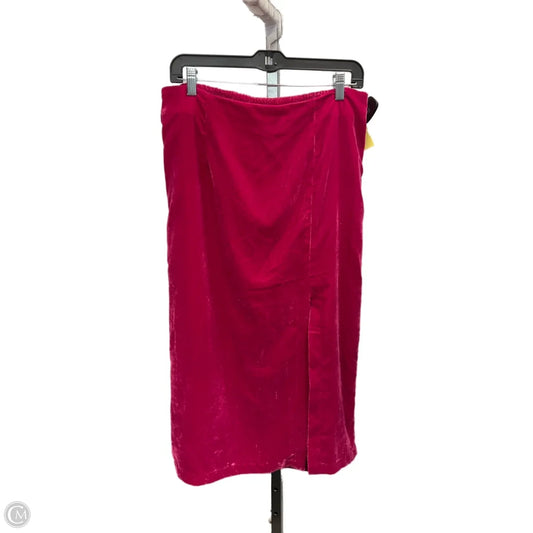 Skirt Midi By Rachel Zoe In Pink, Size: L