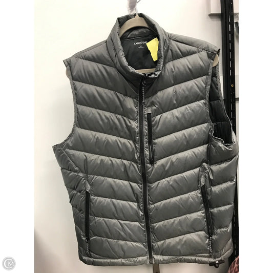 Vest Puffer & Quilted By Lands End In Grey, Size: L