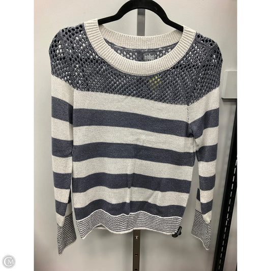 Sweater By New York And Co In Grey & Silver, Size: S